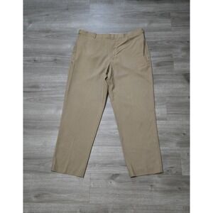 L.L. BEAN Mens Brown 100% Wool  Comfort Waist Dress Pants Size‎ 42 Business